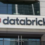 Databricks logo on building