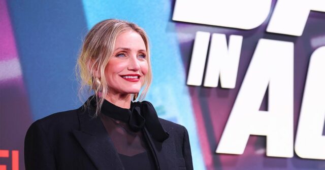 Cameron Diaz sagt, sie versuche einfach, wie jede andere Mutter am Leben zu bleiben.

