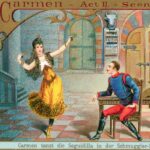 A Carmen collectible opera card