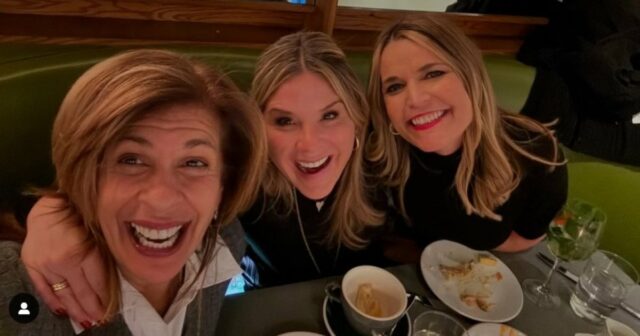 Hoda Kotb trifft sich nach der Veröffentlichung von „Today“ wieder mit Jenna Bush Hager und Savannah Guthrie

