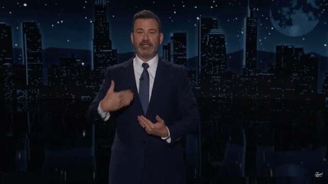 Jimmy Kimmel scherzt Trump, "uns für Feuer verantwortlich zu machen" | Video

