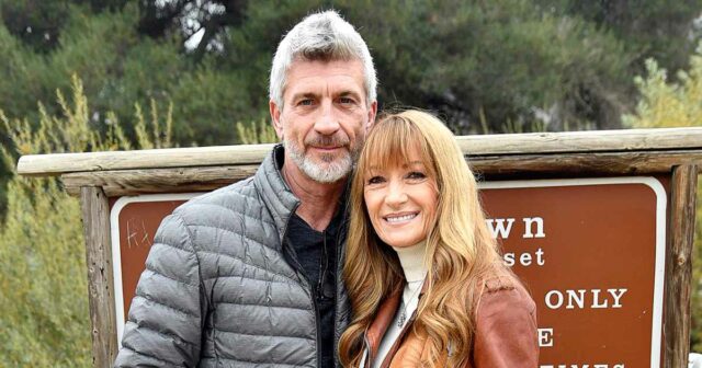 Joe Lando und seine Familie suchen während einer Evakuierung nach einem Brand in Los Angeles Schutz bei Jane Seymour

