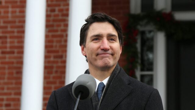 Canadian Prime Minister Justin Trudeau speaks during a news conference at Rideau Cottage in Ottawa, Canada. Trudeau announced his resignation on January 6, saying he will leave office as soon as the ruling Liberal party chooses a new leader.