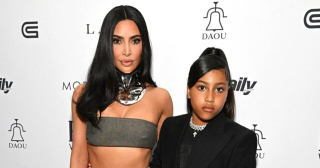 Kim Kardashian und ihre Tochter North haben eine Pelzbefreiung in Nobu

