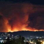 Die Evakuierungen nehmen im San Fernando Valley, Brentwood, zu, als das Feuer in Palisades an Tag 5 beginnt