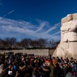 Bürgerrechtler und die King-Familie begehen den MLK-Tag als besonderen Aufruf zum Handeln anlässlich des Amtsantritts von Trump