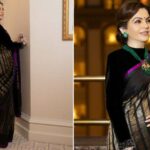 Nita Ambani Redefines Sophistication in Classic Black Saree and Magnificent Emerald Jewellery at Donald Trump’s Pre-Inauguration Dinner (See Pictures)