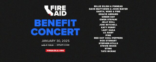 Stevie Nicks, Jelly Roll, Billie Eilish und mehr treten bei zwei FireAid-Benefizkonzerten im Raum Los Angeles auf

