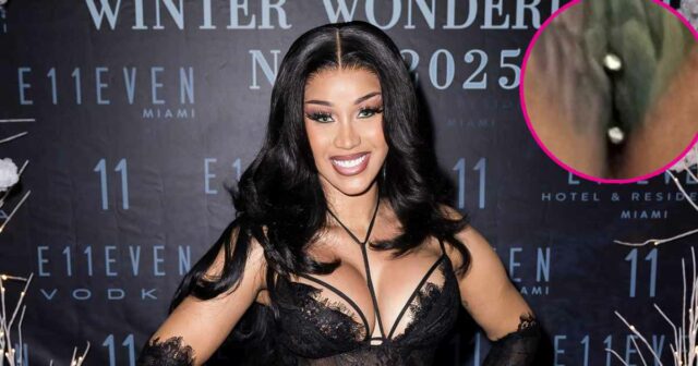 Cardi B teilen Sie das Foto von New Butt Crack Piercing: "Lüge ich?"

