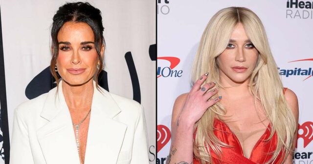 Kyle Richards von RHOBH über die Mitnahme von Kesha zu einer Veranstaltung: „Lass die Gerüchte beginnen“

