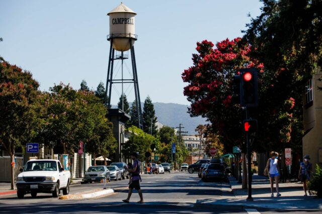 Mann aus San Jose wegen des Verdachts verhaftet, Graffiti auf Campbells Wasserturm gesprüht zu haben

