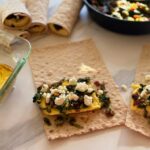 Schnellkochen: Spinat-Feta-Eier-Wraps zum Vorbereiten