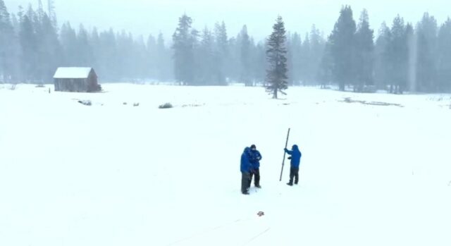 Sierra Nevada Snowpack sinkt nach sehr trockenem Januar - aber vielversprechende Stürme kommen, um sie aufzufüllen

