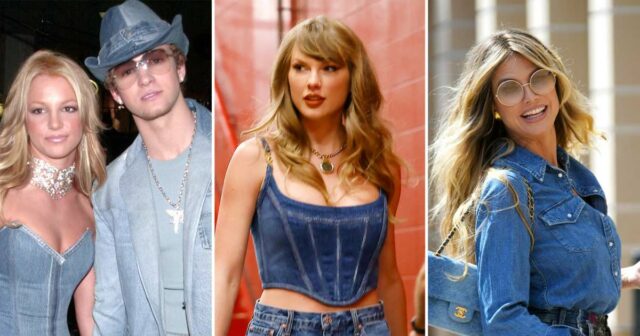 Die besten Denim-on-Denim-Looks aller Zeiten: Taylor Swift, Britney Spears und mehr

