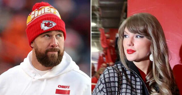 Travis Kelce lobt Taylor Swift nach dem Playoff-Sieg der Chiefs freundlich

