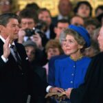 1985 fand die Einweihung zum letzten Mal in Innenräumen statt. Ronald und Nancy Reagan hatten das Gefühl, keine Wahl zu haben