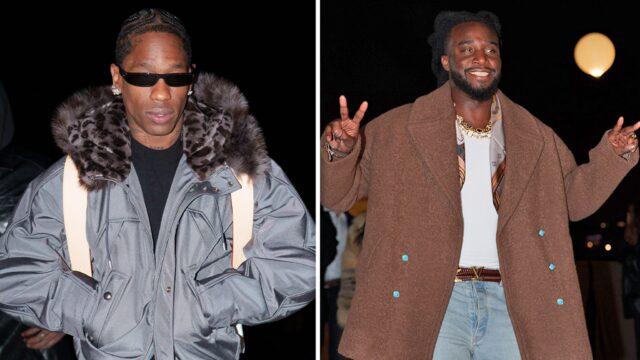 Travis Scott, Shaboozey und Adrien Brody besuchten Pharrells Louis Vuitton Fashion Show

