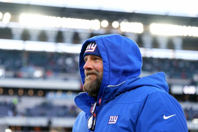 Brian Daboll im Gespräch mit Top-QB-Kandidat beim Shrine Bowl gesehen

