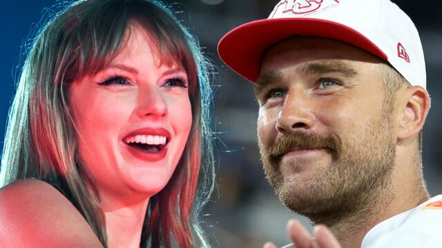 Taylor Swift Smothers Travis Kelce mit Küssen nach dem Sieg des Chiefs

