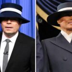 Jimmy Fallon verspottet Melania, weil sie bei der Amtseinführung den „Hamburglar“-Hut trägt