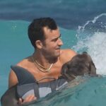 Justin Theroux im Urlaub mit seinem Verlobten und seinem Hund in Tulum, Mexiko