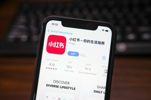 Die chinesische Social-Media-App RedNote ist die App Nummer eins, während das TikTok-Verbot droht

