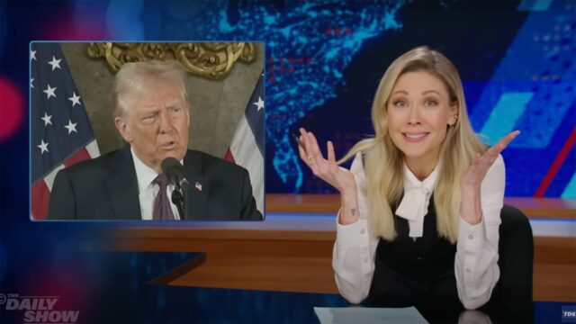 Die Daily Show hat viel über Trumps verrückte Pläne für Kanada und Grönland zu sagen

