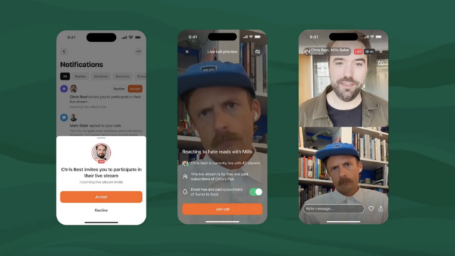 Substack-Benutzer können jetzt Livestreams durchführen

