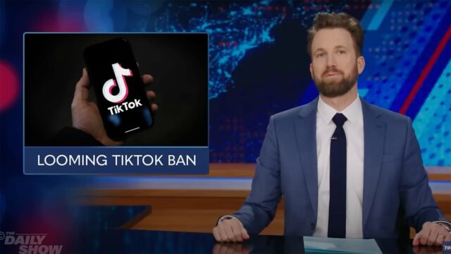 Die Daily Show äußert sich zum bevorstehenden TikTok-Verbot

