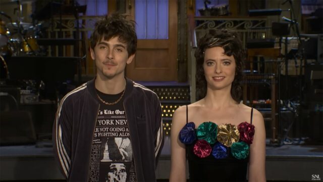 Timothée Chalamet widmet Sarah Sherman in SNL Promo ein brutales Lied

