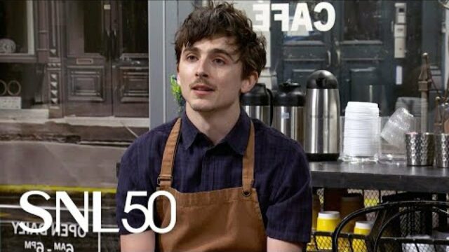 SNL-Barista Timothée Chalamet ist lustiger als Sie

