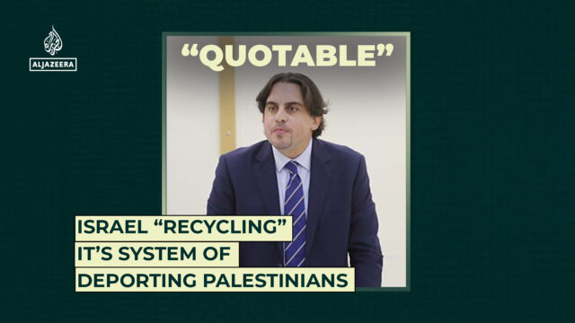 Israel hat sein System zur Abschiebung von Palästinensern „recycelt“.

