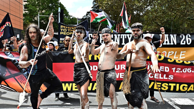 Tausende von Protest "Invasionstag" in Australien

