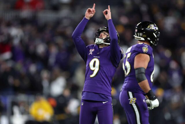 Die Ravens haben eine Entscheidung über die Zukunft von Justin Tucker getroffen

