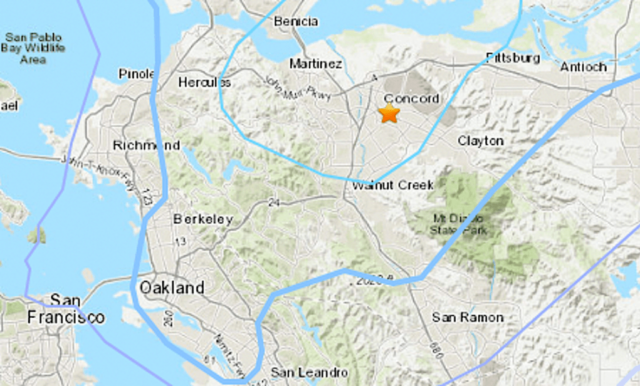 Erdbeben der Stärke 3,7 erschüttert East Bay

