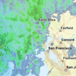 Live Map: Wo es in der Bay Area regnet