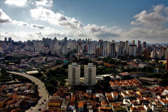 Skyline view of Sao Paulo, Brazil.