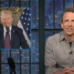 Seth Meyers gibt eine kurze Antwort auf Trumps „Late-Night“-Geschwätz | Video