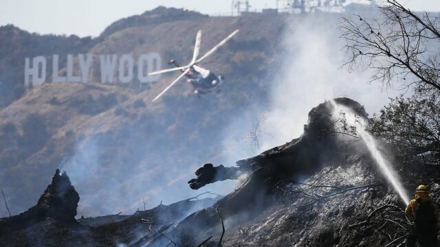 Das Feuer im Griffith Park löschte innerhalb von 31 Minuten schnell und der Brandverdächtige wurde festgenommen

