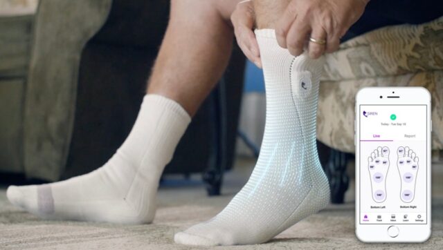 Siren sichert sich strategische Finanzierung für seine Socken zur Erkennung diabetischer Fußgeschwüre

