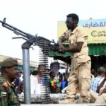 sudanese security forces patrol in sudan on april 3 2024 photo afp