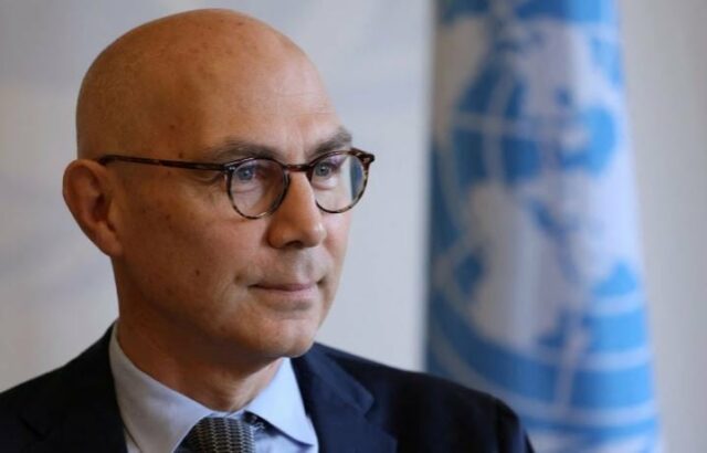 united nations high commissioner for human rights volker turk attends a news conference in geneva switzerland photo reuters