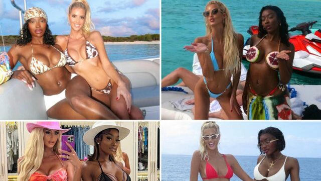 Emma Hernan & Chelsea Lazkani Heiße Besties in Bikinis zum Galentinstag!

