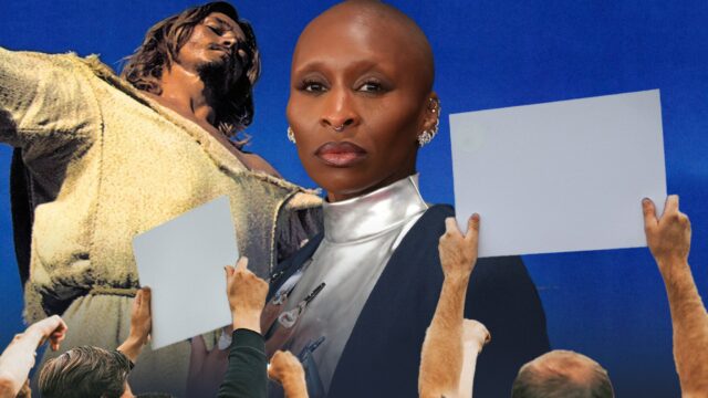 Og 'Jesus Christ Superstar' Schauspieler sagt Cynthia Erivo Hasser traurig typisch

