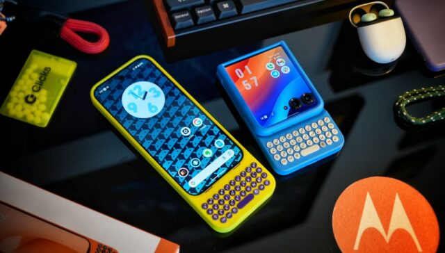 Klicken Sie auf Ihr Blackberry -Stil -Tastaturbox für Android -Telefone

