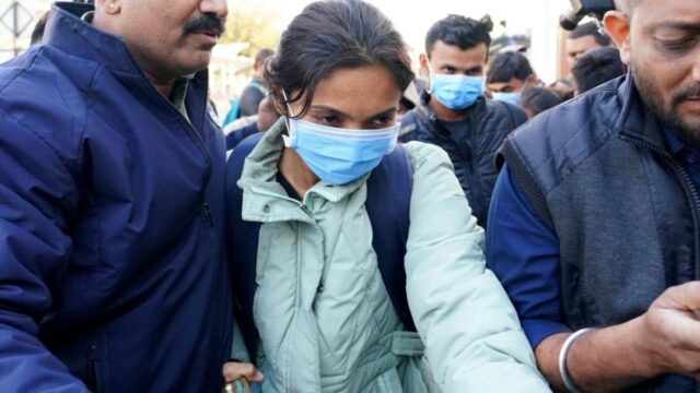 "Abbau": India Oppositions Parlament MPS protestieren im Frühjahr Rückkehr der US -Deportationen

