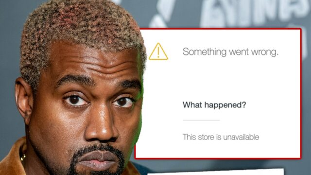 Die Yeezy -Website von Kanye West geht nach dem Verkauf von Hakenkreuz -Shirts offline

