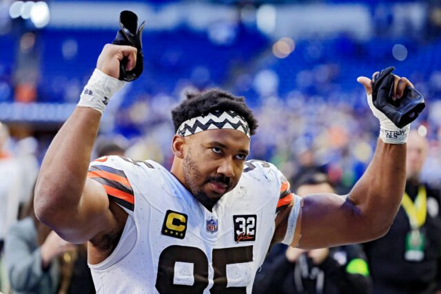 Analysten rangieren "am aggressivsten", um Myles Garrett zu verfolgen

