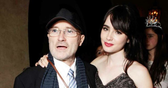 Lily Collins und Papa Phil Collins Höhen und Tiefen im Laufe der Jahre

