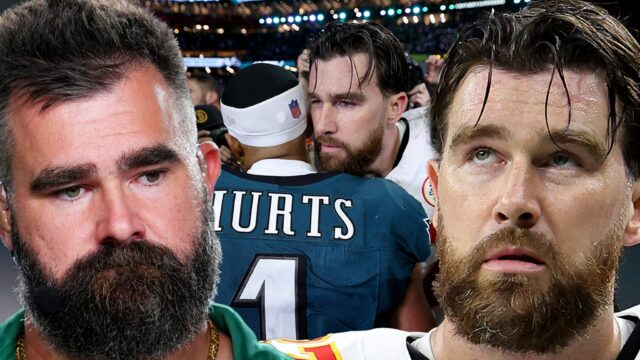 Jason Kelce riss über Super Bowl -Ergebnisse, glücklich für Adler, Gefühl für Travis

